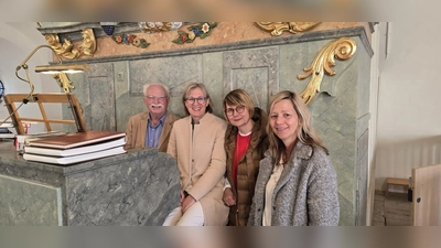 Bild von links: Georg Schmidbauer, Doris Völkl, Andrea Götz und Steffi Daubenmerkl<br> (Bild: Jürgen Götz)