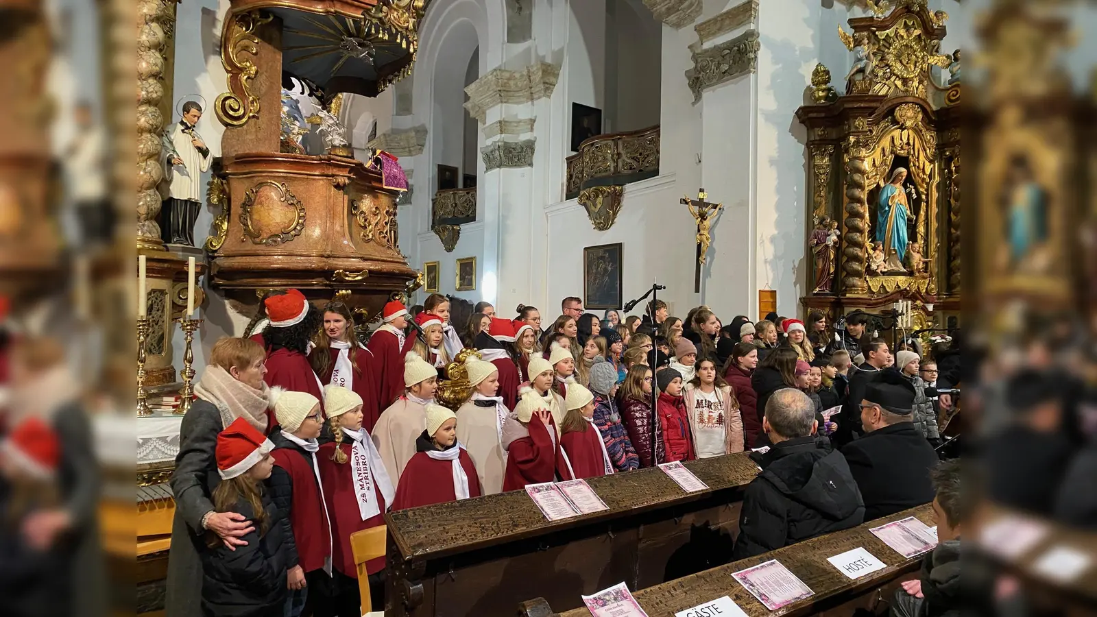 Chor der Manesova Schule Stribro. (Bild: Rainer Christoph)