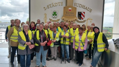 Informativ war die Führung in der Brauerei Tucher.  (Bild: mma)
