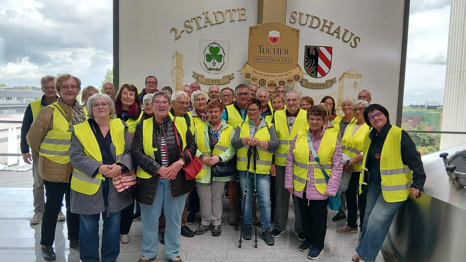 Informativ war die Führung in der Brauerei Tucher.  (Bild: mma)