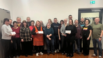 Gruppenfoto der Gewinnergruppen. (Bild: Silke Tanner)