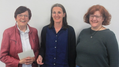 1. Vorsitzende der KAB-Tirschenreuthh Frau Rita Kraus, Frau Dr. Pickert und Frau Barbara Schmid v. l.n.r (Bild: Thomas Pinzer)