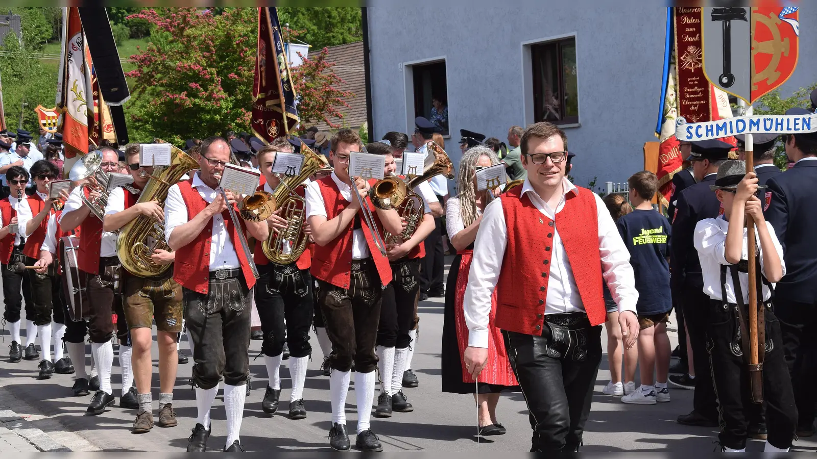 Im Rahmen eines Kreismusikfestes des Norbayerischen Musikbundes feiert die Blaskapelle St. Ägidius Schmidmühlen von Donnerstag, 4. Juni bis zum Sonntag, 7. Juni 2026 ihr 50-jähriges Gründungsfest.  (Bild: Paul Böhm)