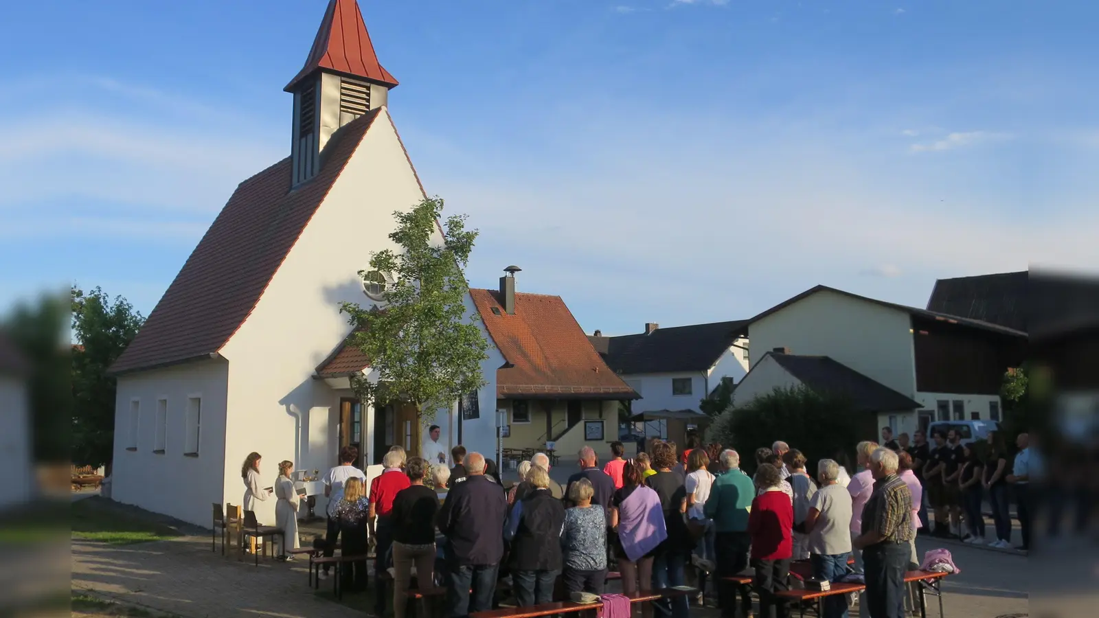 Die Dorfgemeinschaft Hiltersdorf feiert ihren Patron, den heiligen Johannes. (Bild: Christine Schwarz)