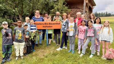 Besuch der OGTS beim Biobauernhof Köstler (Bild: Alexander Köstler)