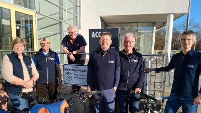 von links:Ursula Scharl, 2. Vorsitzender Franz Gerl,1. Vorsitzende Sigrid Spies, Schatzmeister Norbert Lange, KLaus Kichmann, Christian Schön.  (Bild: Sigrid Spies)