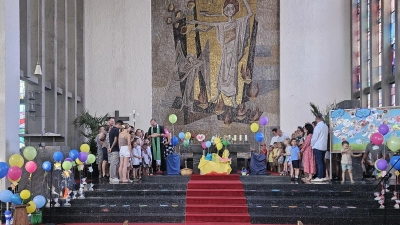 Abschluss-Andacht des Kinderhaus Schirmitz. (Bild: Helena Andes)