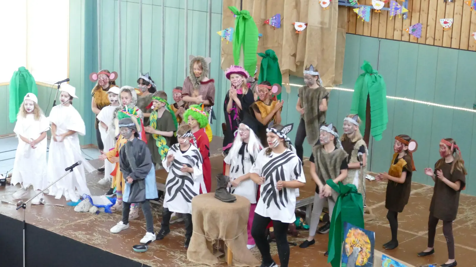 Grundschüler begeistern mit ihrer Aufführung (Bild: Gerhard Steiner)