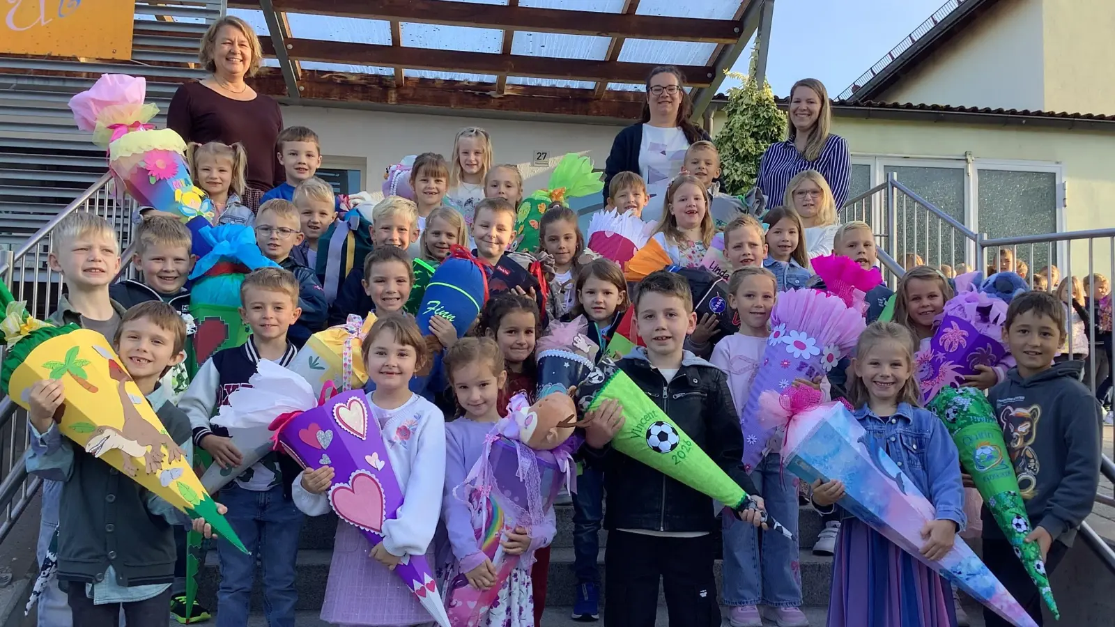 32 Erstklässler starten an der Grundschule Bechtsrieth in das Schuljahr 2026/27 (Bild: Hannah Wulfänger)
