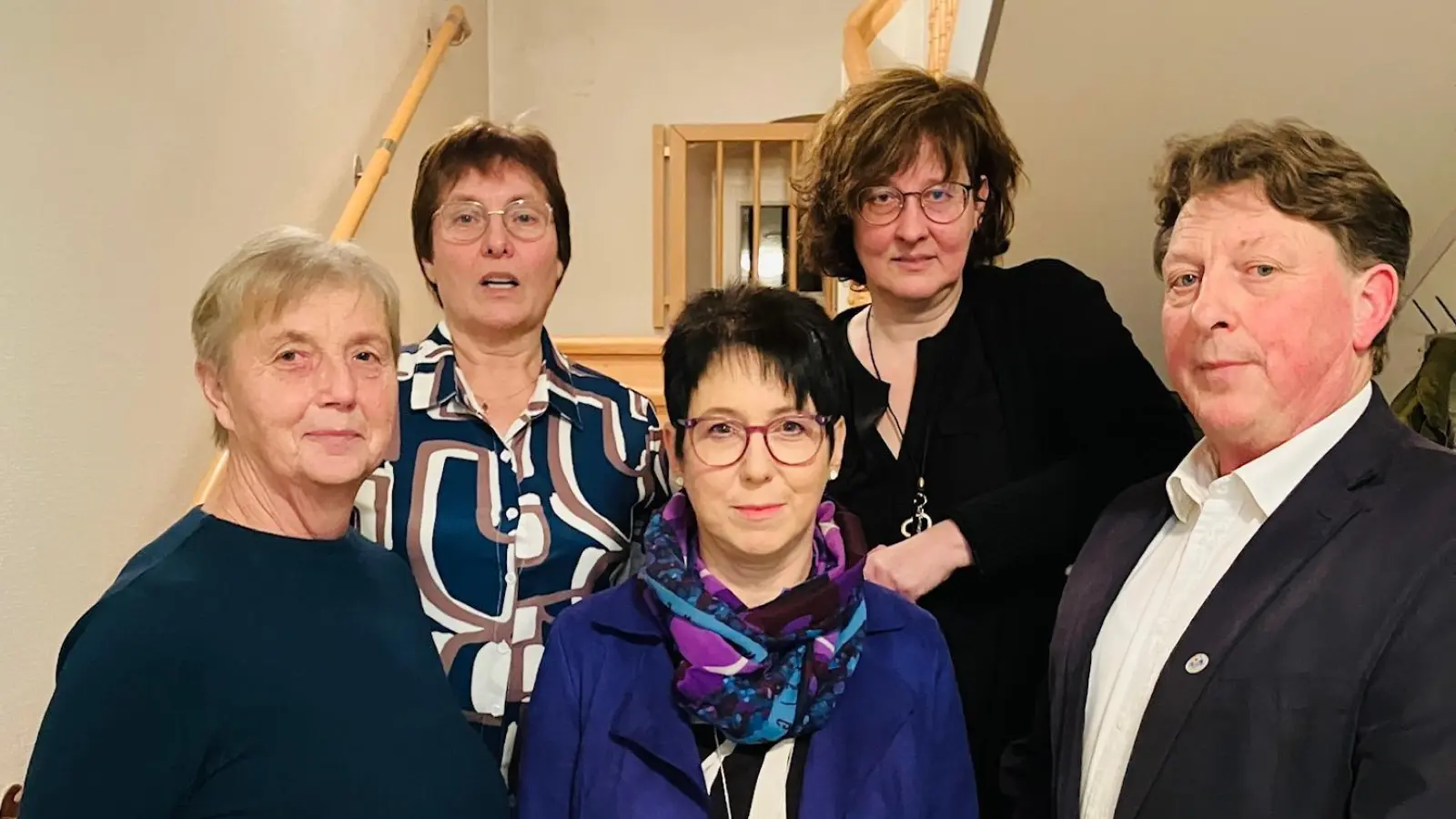 Vorstandschaft mit Bürgermeister Andreas Altmann (Bild: Irmgard Eckl)