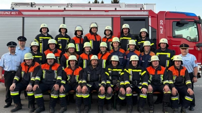 Leistungsabzeichen Wasser bei der Feuerwehr Teunz (Bild: Lukas Neuber)