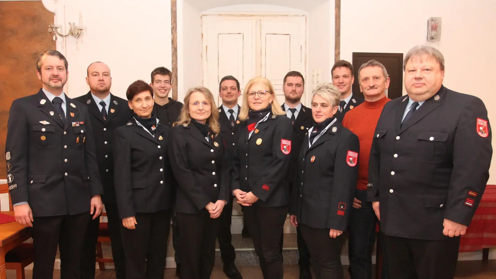 Die Geehrten der FF Neudorf. (Bild: Andreas Götz)