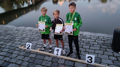 SVSW Kemnath beim 1. Fischhoflauf in Tirschenreuth (Bild: Alfred Kick)