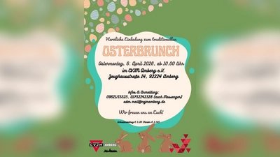 Einladung zum Osterbrunch im CVJM Amberg am 06. April 2026 ab 10 Uhr (Bild: Christian Glaßer )
