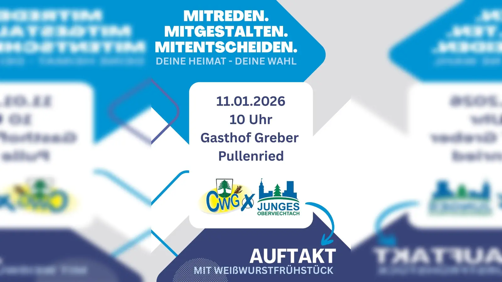 Auftaktveranstaltung der CWG &amp; Junges Oberviechtach zur Kommunalwahl 2026 (Bild: Philipp Troppmann)