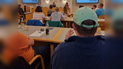 Austausch der Jugendbeauftragten im König-Ruprecht-Saal des Landratsamtes Amberg-Sulzbach. (Bild: Ilona Sommer)