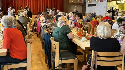 Kaffeekränzchen des Frauenbundes Wiesau. (Bild: Antje Thoma)
