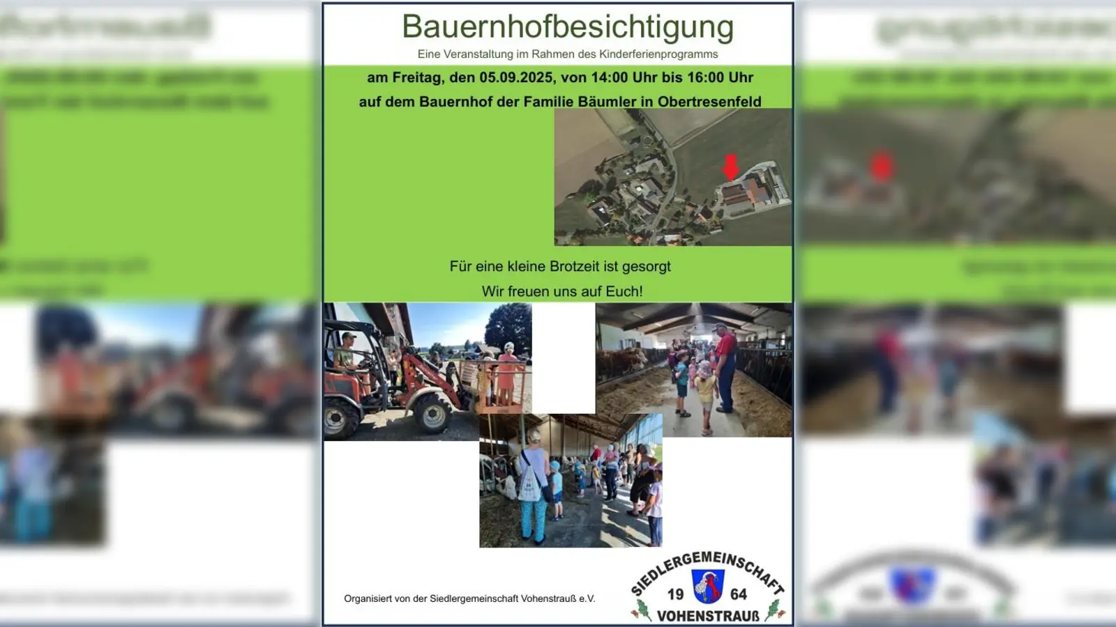 Kinderferienprogramm Vohenstrauß - Bauernhofbesichtigung (Bild: Christopher Heindl)