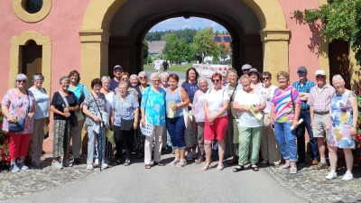 Die Gruppe im Kloster Speinshart (Bild: Ulrike Kießling)