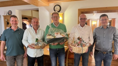 von links Reinhard Kohl, Christian Sperber, Kurt Klenck, Martin Pöllath und Benjamin Hiltl (Bild: Benjamin Hiltl)