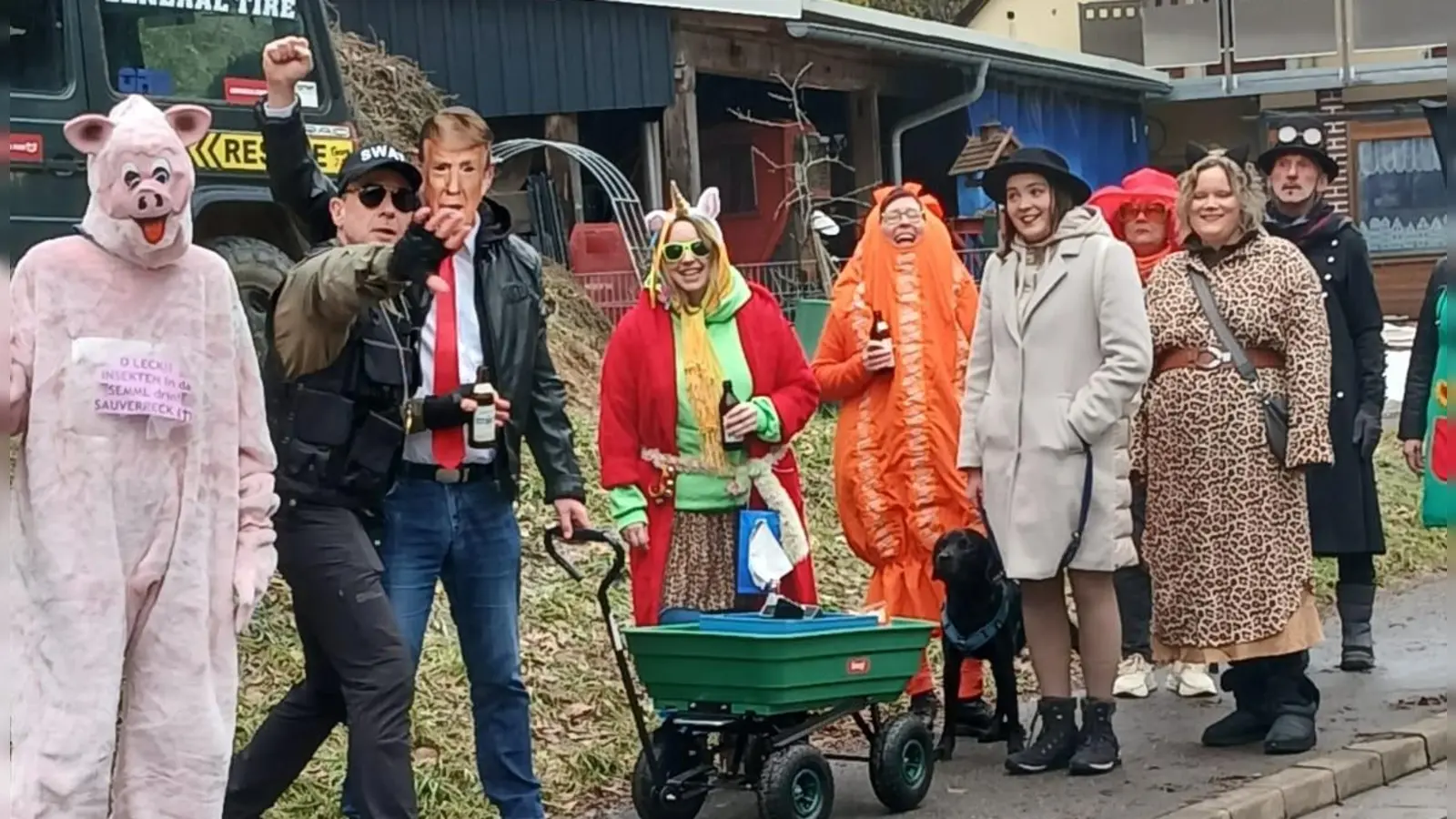 Rumzuuch in Hirschbach  (Bild: Ursula Odörfer )