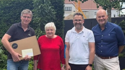 Im Bild v.l.n.r.: Bernhard Birkner, Hildegard Punzmann, Tobias Kaufmann, Clemens Sammet (Bild: Bernhard Birkner)