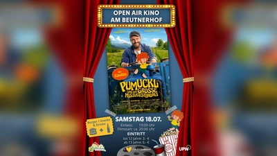 Open Air Kino in Etzenricht mit dem Pumuckl  (Bild: Mathias Beutner)