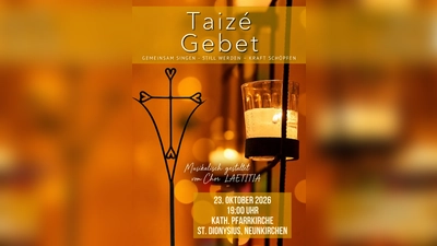 Einladung zum Taizé-Gebet der Pfarrgemeinde und Kolpingsfamilie Neunkirchen (Bild: Beate Suttner )