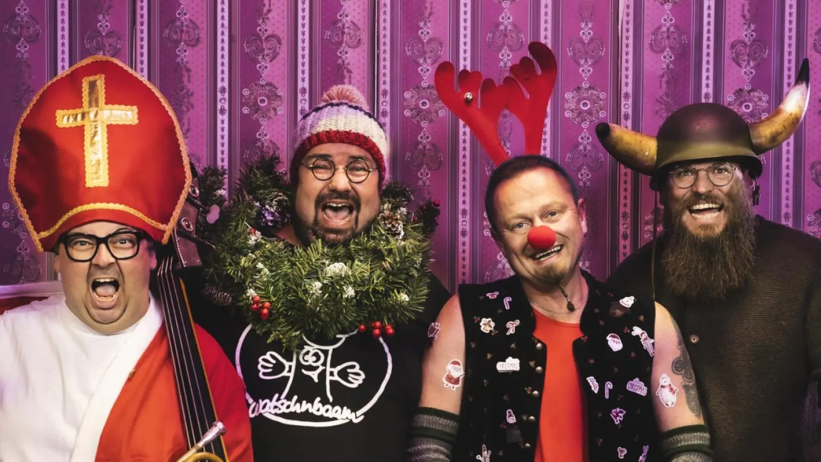 Da Meier &amp; Watschnbaam kommen mit ihrem Weihnachtsprogramm „O‘ghängt is!“ nach Parkstein. (Bild: Hubert Lankes)