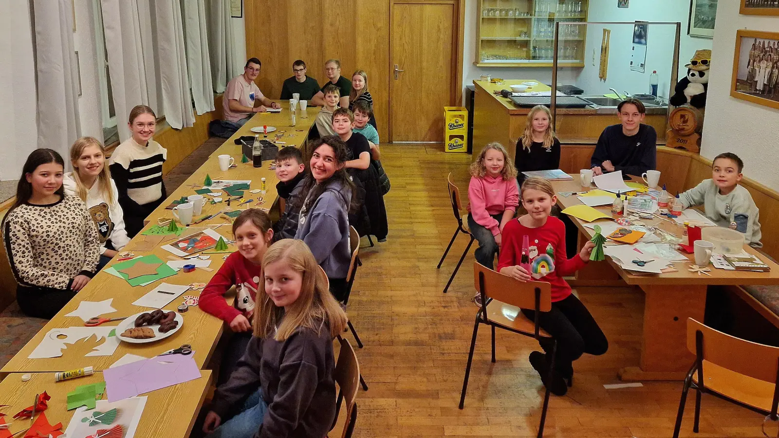 Die Weihnachtsfeier der Ministranten in Burkhardsrieth.<br> (Bild: Felix Hartung)