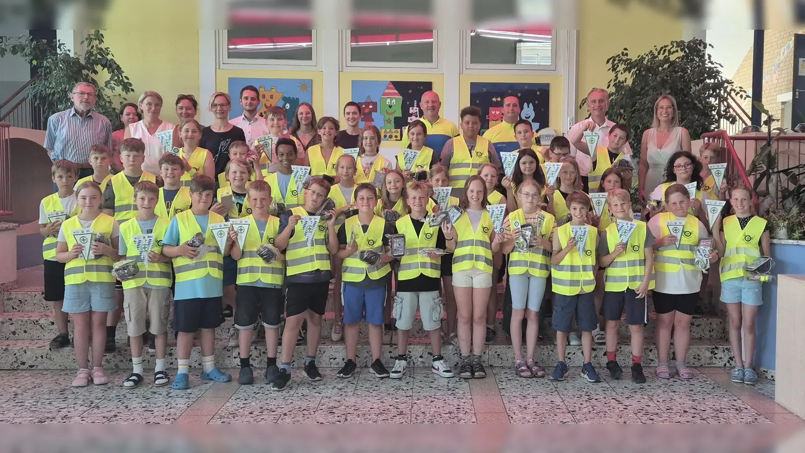 Fahrradprüfung an der Grundschule Poppenricht (Bild: Carolin Renner)