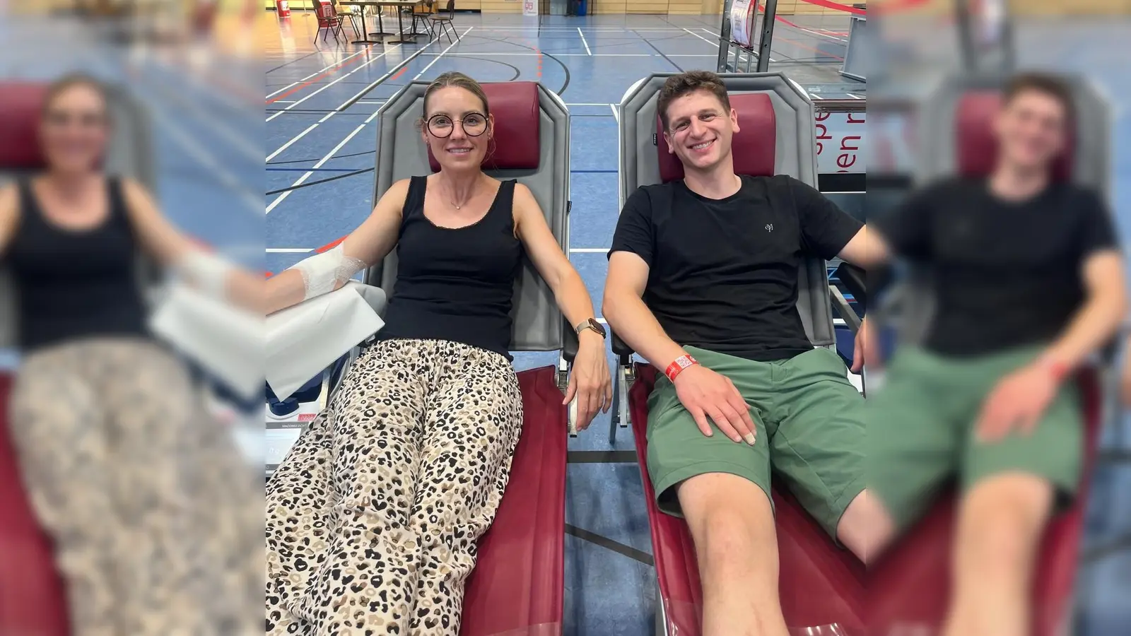 Gemeinsam Blut spenden - gemeinsam Leben retten. (Bild: Jonas Zimmermann)