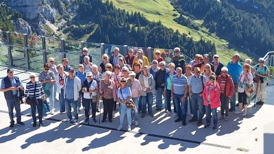 Gruppenfoto des Jahresausflugs der Wanderfreunde (Bild: Thomas Rauch)