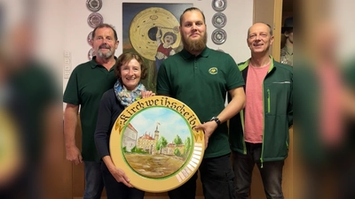 v.l. 1.SM Uli Götz, Annemarie Prebeck, Sascha Götz u. SL Werner Irlbeck (Bild: Gerlinde Biersack)