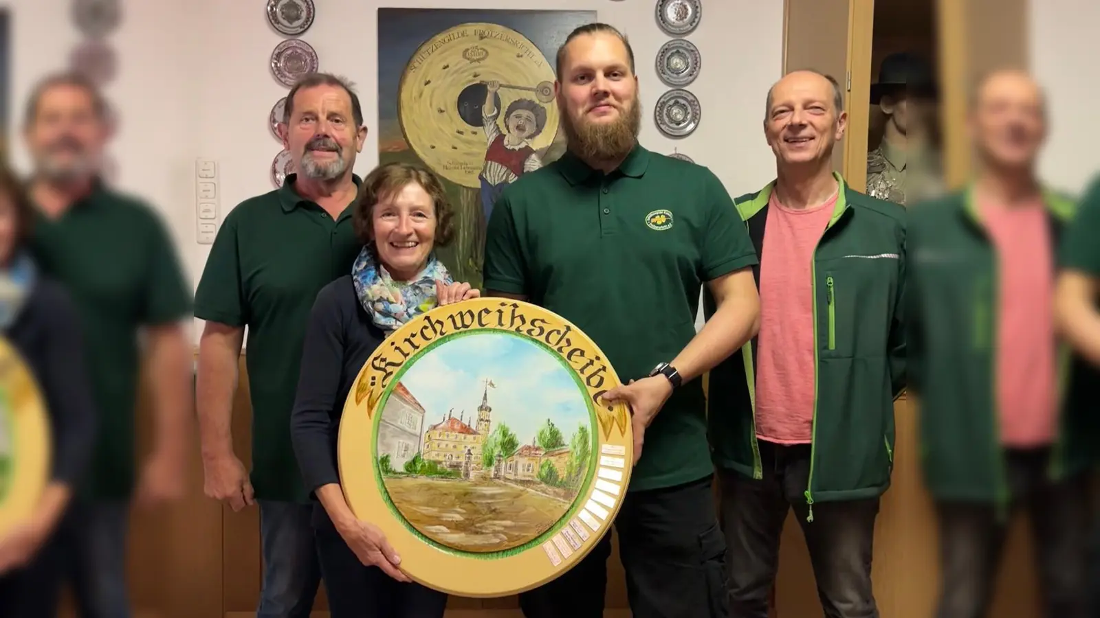 v.l. 1.SM Uli Götz, Annemarie Prebeck, Sascha Götz u. SL Werner Irlbeck (Bild: Gerlinde Biersack)