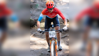 Lambert Sigl glänzte mit Rang 10 bei der MTB Bundesnachwuchssichtung. (Bild: Stephan Steiner)