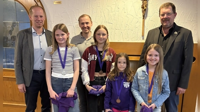 Der erfolgreiche Nachwuchs der Abteilung Tischtennis (Bild: Florian Dotzler)