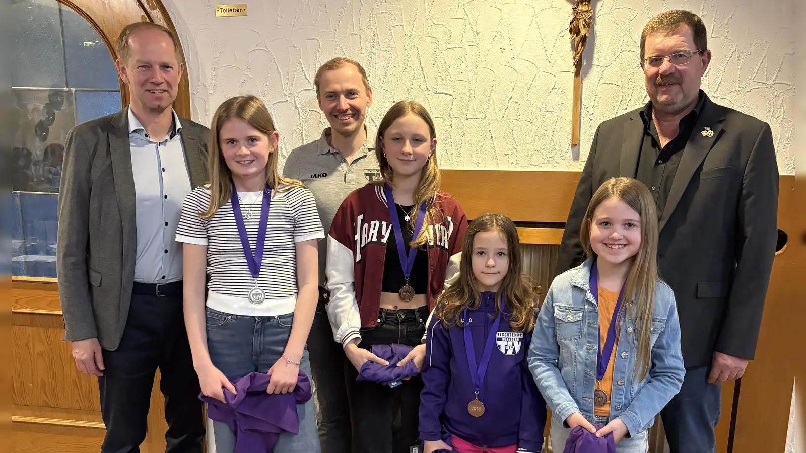 Der erfolgreiche Nachwuchs der Abteilung Tischtennis (Bild: Florian Dotzler)