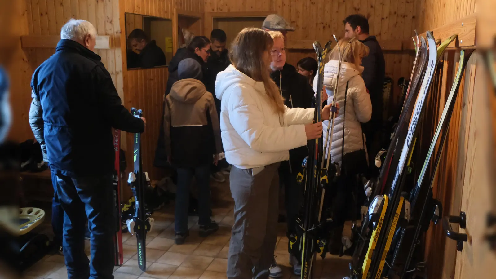 Die Winterbörse der TV-Abteilung Ski-alpin des Turnverein 1908 hatte auch in diesem Jahr einen guten Zuspruch. (Bild: Fred Lehner)
