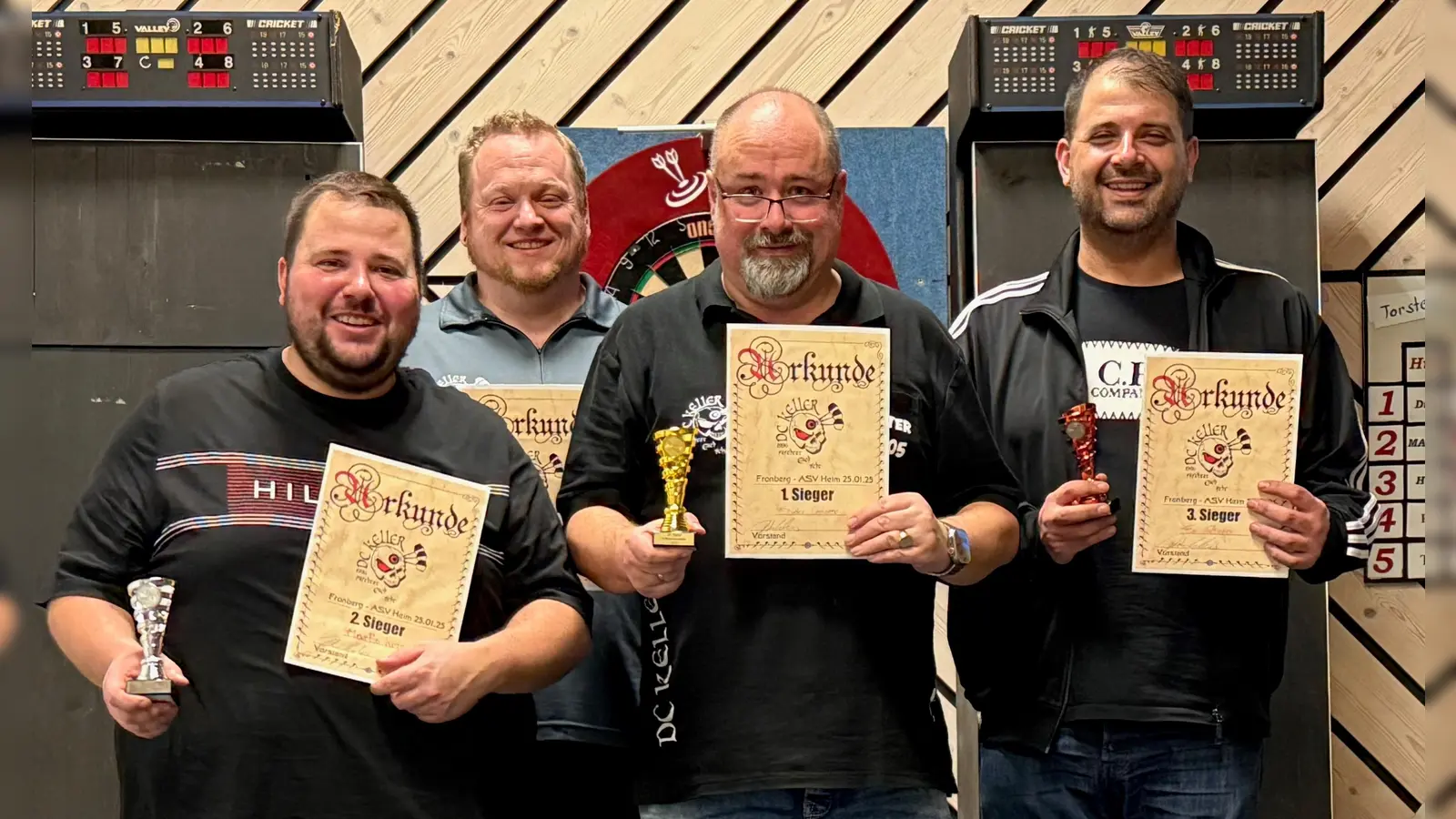 Martin Krammer, Torsten Timmer, Dieter Lederer und Florian Hüttinger (von links). (Bild: Dieter Lederer)