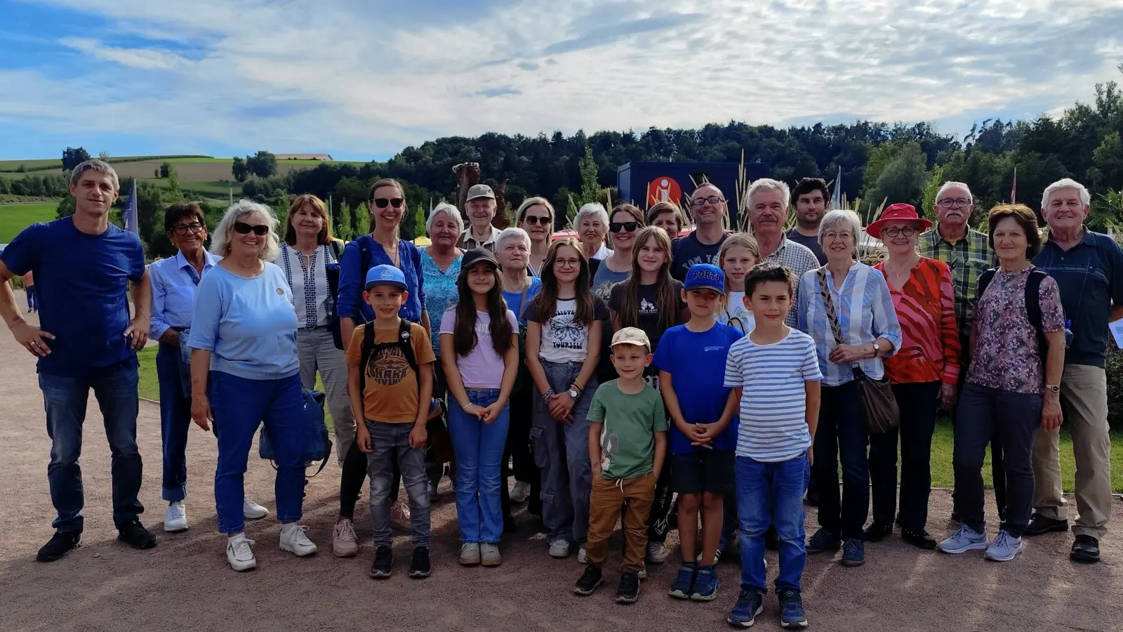 Die Landesgartenschau besuchte die Siedlergemeinschaft Parkstein in Furth im Wald. (Bild: Kerstin Angerer Soares )