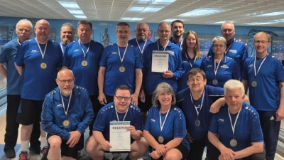 Mit vielen vorderen Plätzen glänzten die Kegler des BVS in Straubing (Bild: : Alois Grasl)