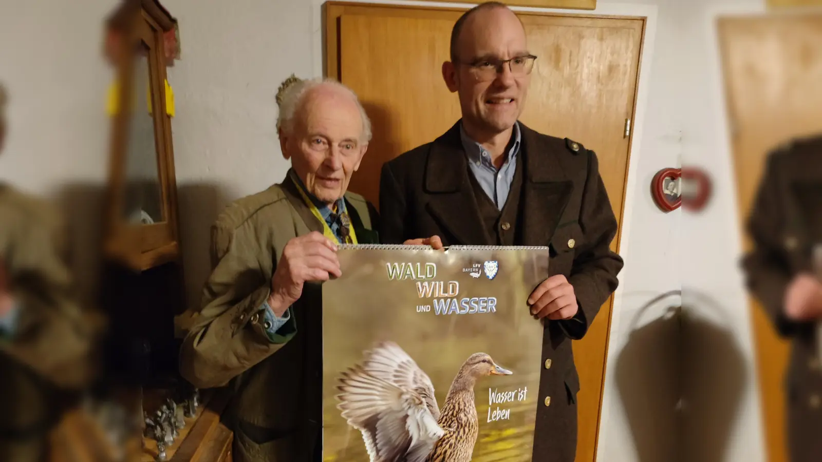 Kreisvorsitzender Dr. Ulrich Heigl und Albert Näßl (Bild: Maria Näßl)