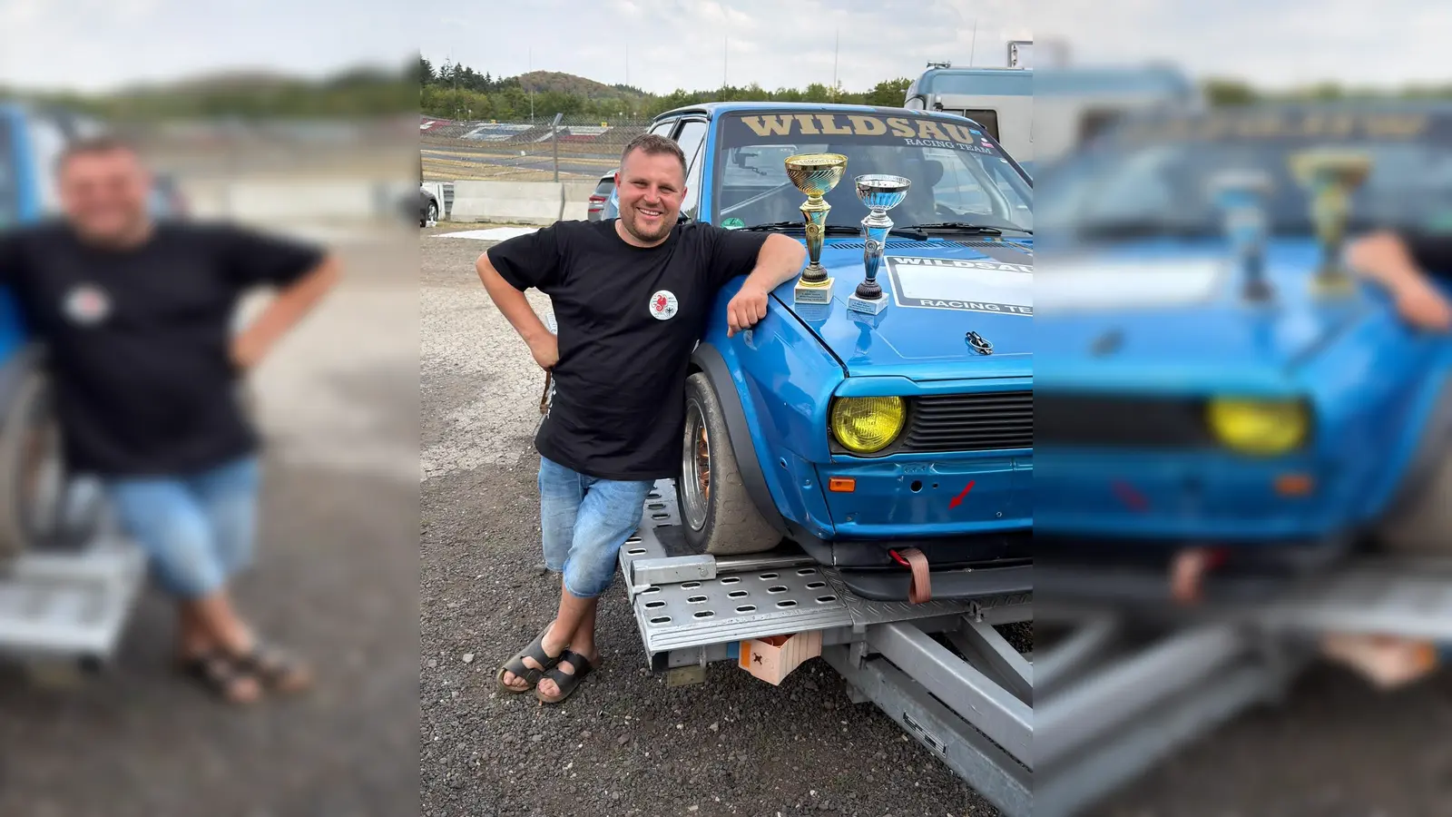 Starke Vorstellung auf dem Nürburgring.Mit 2 Topplatzierungen bleibt Dominik Schraml vom MSC Wiesau weiter im Rennen um den Titel in der Deutschen Rennslalommeisterschaft. (Bild: Karl-Heinz Dietrich )