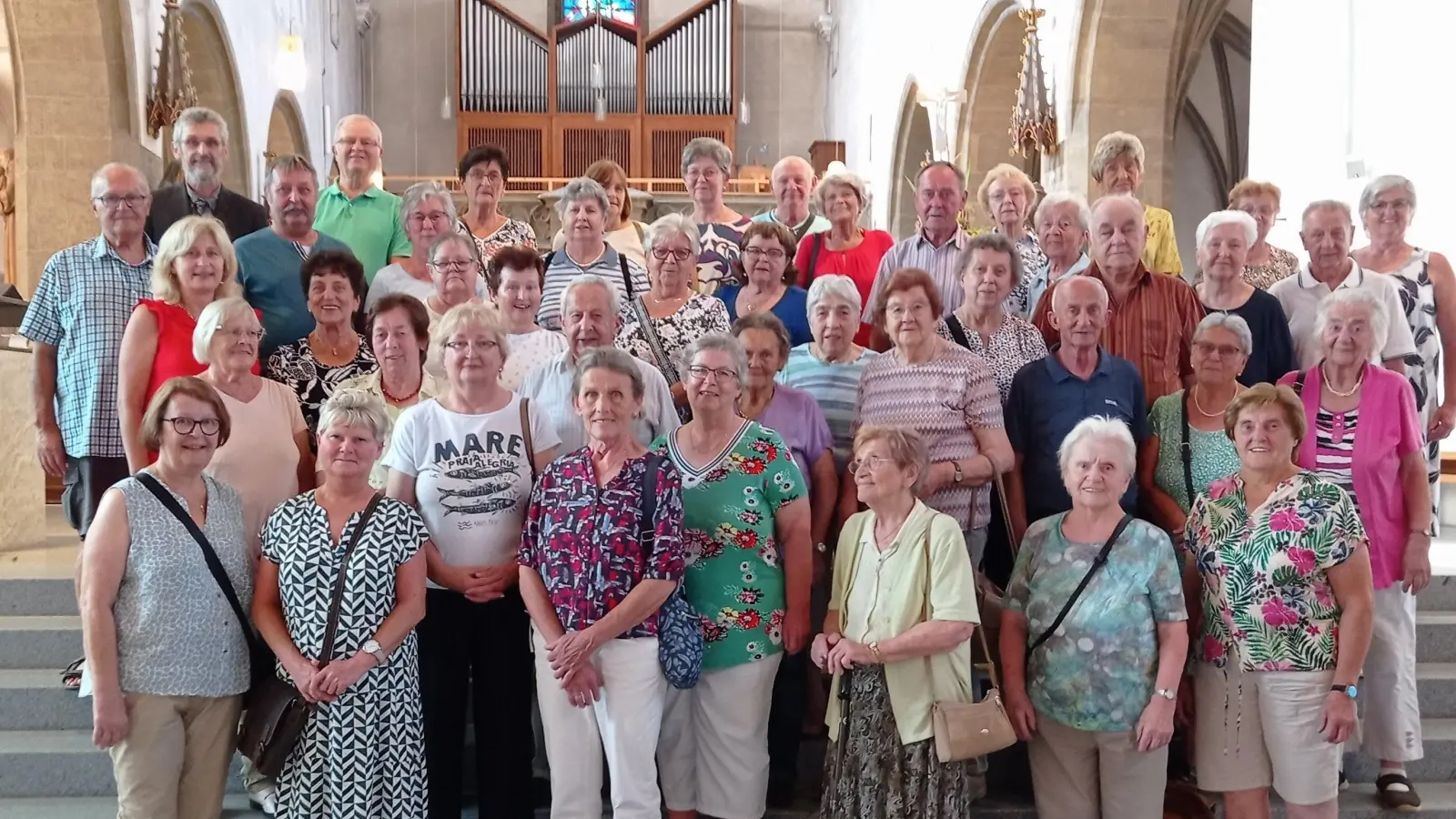 Ü60/Senioren der Pfarreiengemeinschaft Schnaittenbach. (Bild: Elisabeth Kraus)