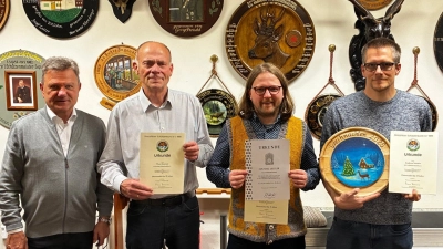 v.l.n.r: Norbert Franzel, Theo Brunner, Michael Zeitler, Andreas Nittritz (Bild: Robert Holzner)