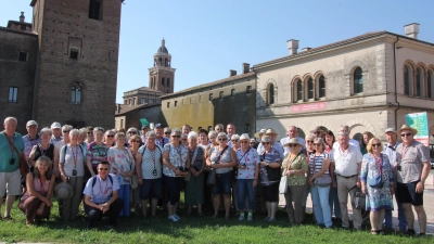 BRK Reisefreunde in Mantua. (Bild: Brigitte Rosner)