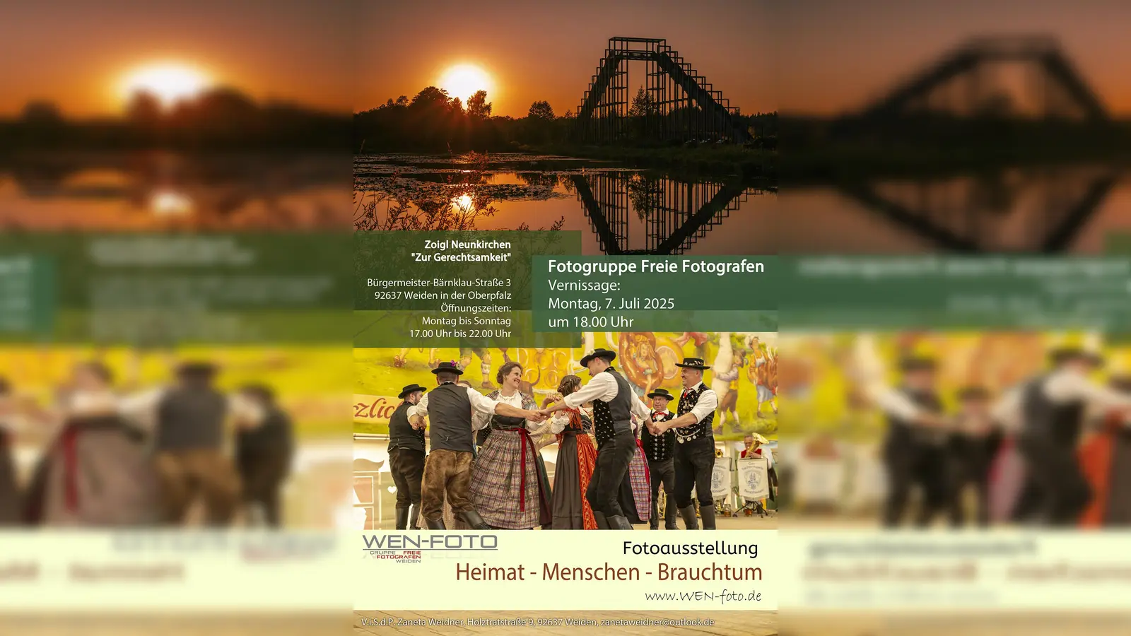 In der Zoiglstube „Zur Gerechtsamkeit” in Neunkirchen zeigt die Gruppe „Freie Fotografen” ab Montag, 7. Juni, die Ausstellung „Heimat”. (Bild: Bernhard Czichon)