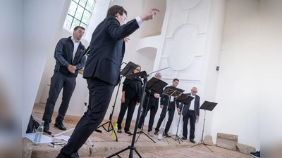Das „Ensemble Sonora” bei der „Nacht der Kirchen” 2024 in Krasikov.  (Bild: Florian Löw)