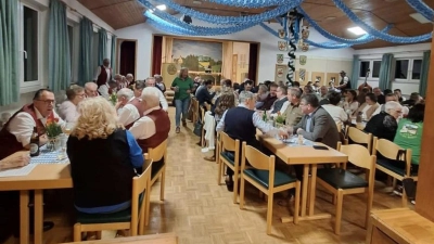 Blick in den Schützensaal. (Bild: Inge Siegert)